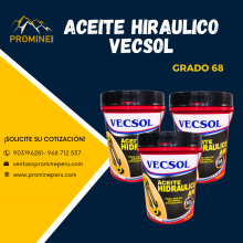 ACEITE HUDRÁULICO VECSOL ALTA CALIDAD MINERÍA